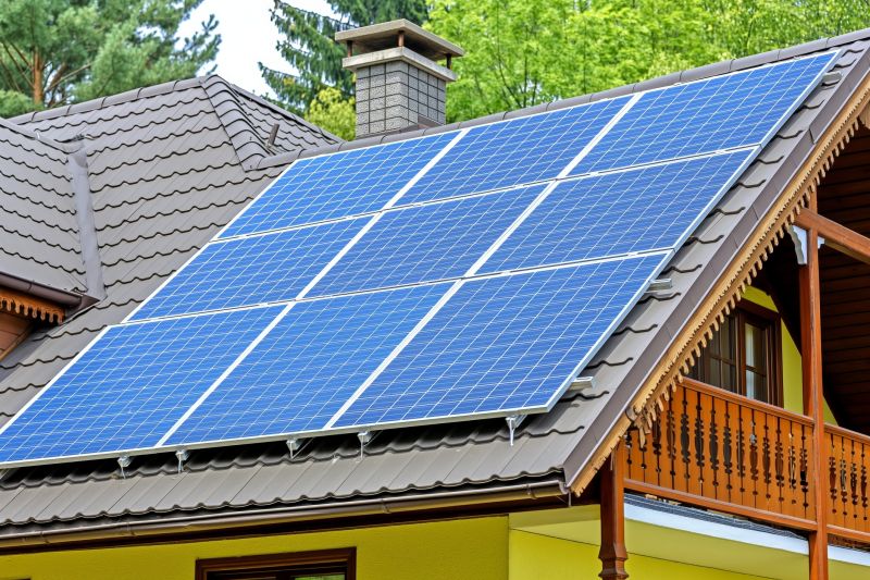 Residential Solar Installation detail