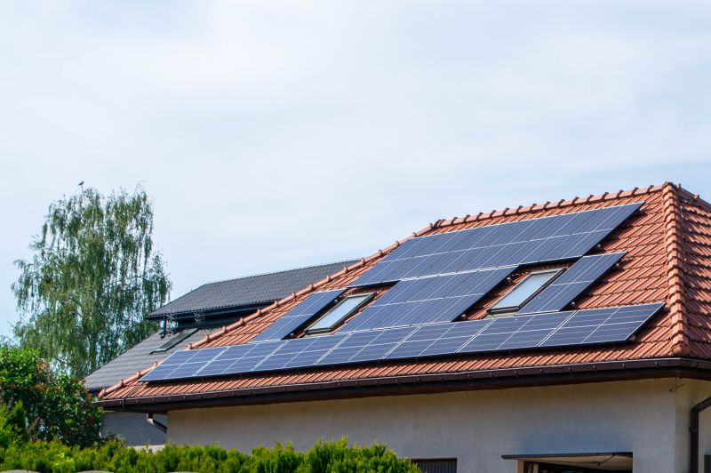 Roof Solar Installation detail