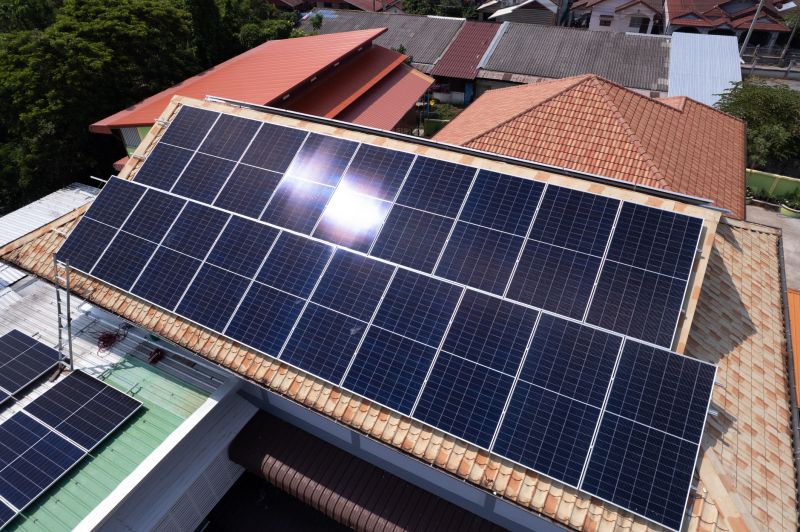 Roof Solar Installation detail