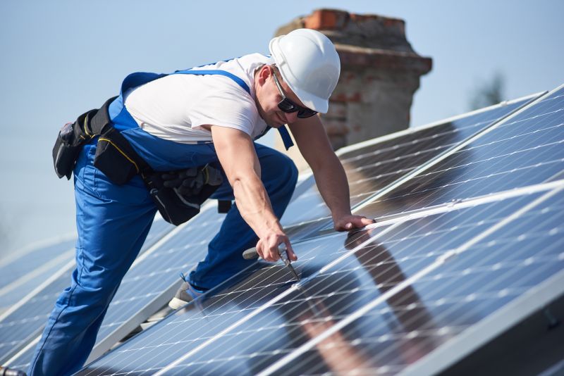 Roof Solar Panel Repair detail