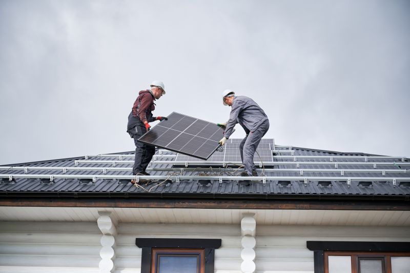 Roof Solar Panel Repair detail